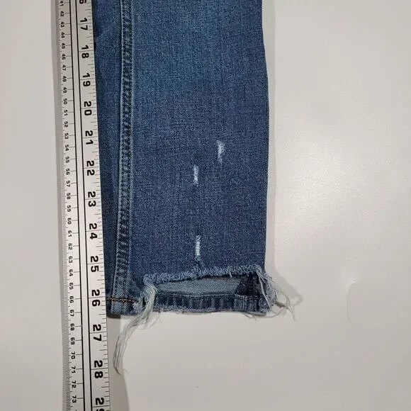 Abercrombie and Fitch Curve Love The Skinny High Rise Jeans Size 26x26 1/2 - Picture 6 of 11